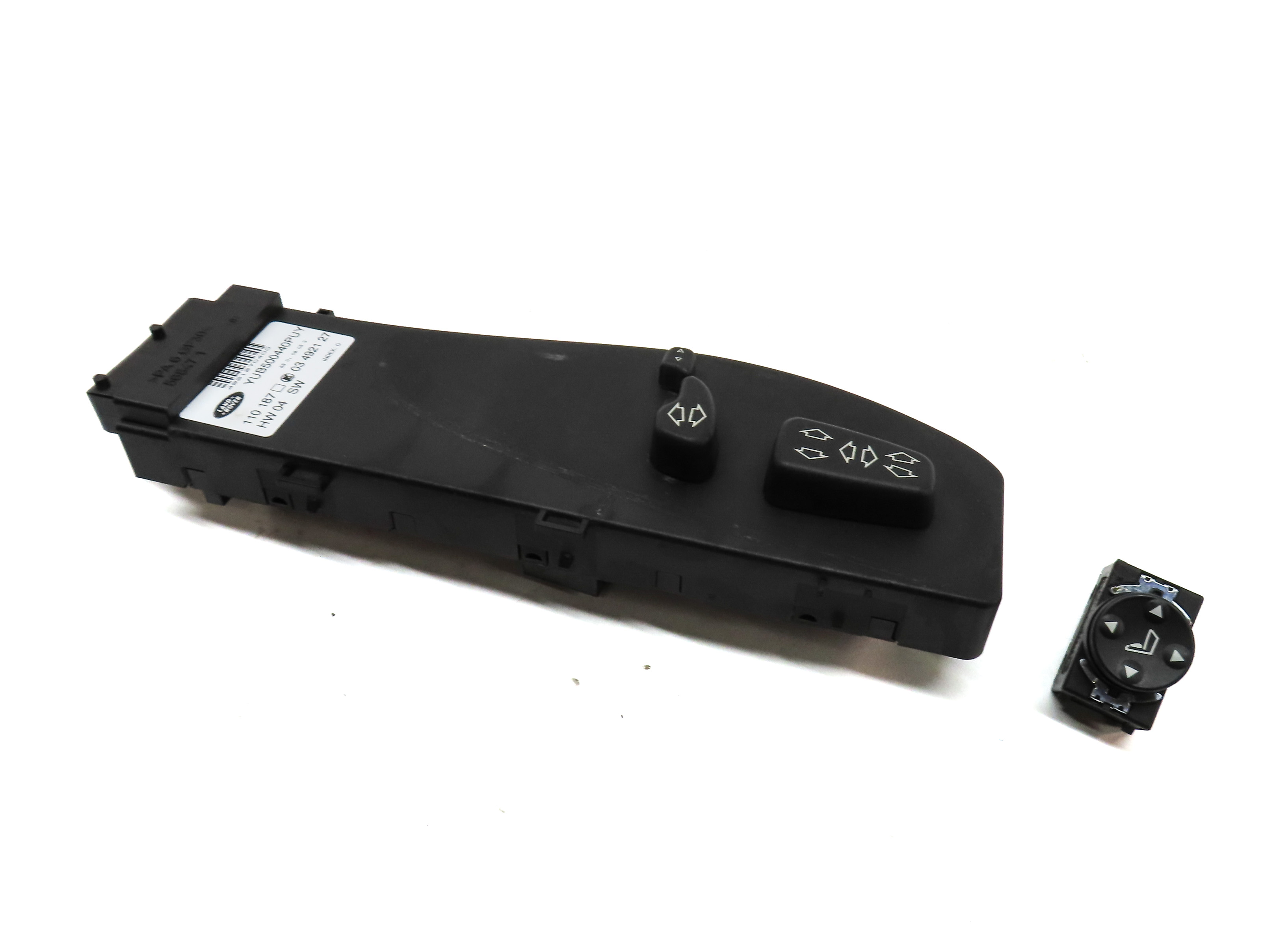 2008 LAND RANGE ROVER (L322) FRONT RIGHT PASSENGER SEAT POSITION ADJUST SWITCH — exact item pictured